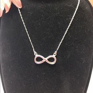 ♾ NEW 925 Sterling Silver Infinity Sign Necklace ♾